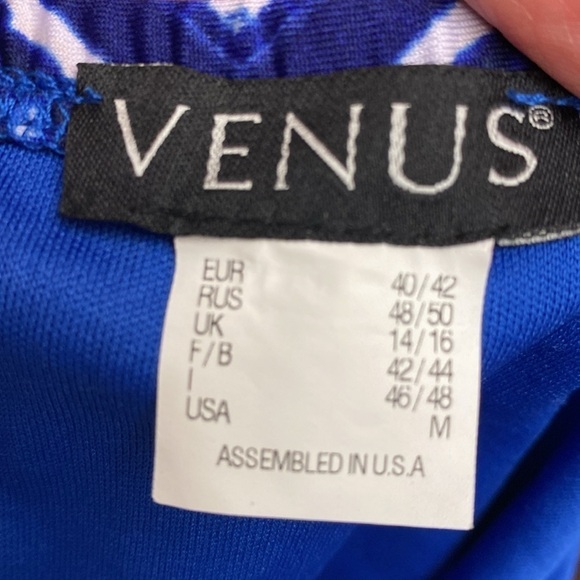 Venus Spaghetti Strap Maxi Dress Womens M adjustable starfish print Stretch - Picture 6 of 6